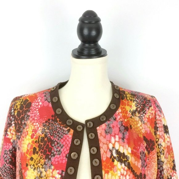 Trenz by Theresa Dressy Floral Silk Blend Blazer - Picture 3 of 6
